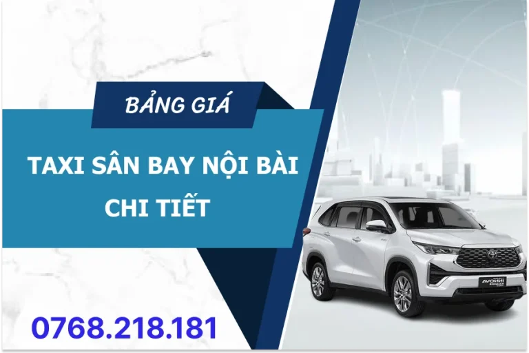 Taxi sân bay Nội Bài | Bảng giá