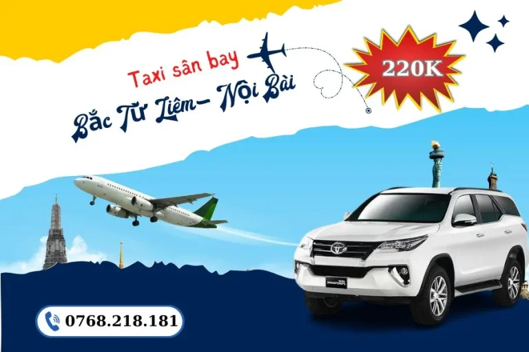 Taxi Bắc Từ Liêm đi sân bay Nội Bài