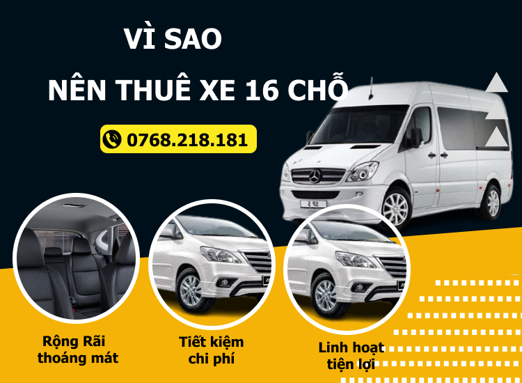 Taxi 16 chỗ đi sân bay Nội Bài