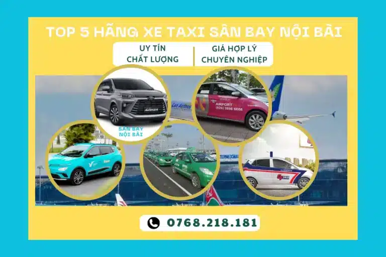 5 hãng xe taxi chất lượng tốt tại Hà Nội